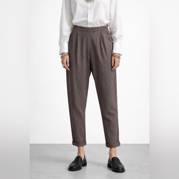Covet Pants - COVET - High-waisted Light Trousers